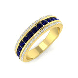 Diamond Blue Sapphire Ring | 0.75ct - 1ct