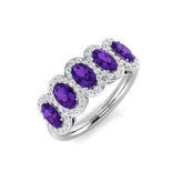 Diamond Airdrie Amethyst Ring | 1.25ct - 2ct