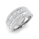 Dazzling Diamond Baguette and Round Cut Eternity Band