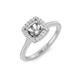 Diamond kabbribgham Ring | 0.2ct - 0.25ct | Hallmarked Gold & Platinum