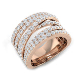 Diamond Framlibgham Fancy Ring | 1.75ct | Hallmarked Gold & Platinum
