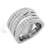 Diamond Framlibgham Fancy Ring | 1.75ct | Hallmarked Gold & Platinum