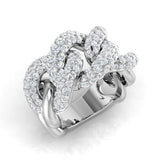 Diamond Pave Ring | 0.75ct - 2ct | Hallmarked Gold & Platinum
