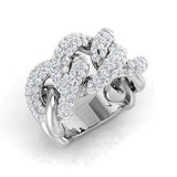 Diamond Pave Ring | 0.75ct - 2ct | Hallmarked Gold & Platinum