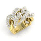 Diamond Pave Ring | 0.75ct - 2ct | Hallmarked Gold & Platinum