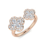 Diamond Dubbottar Blue Sapphire Ring | 0.75ct - 1.25ct