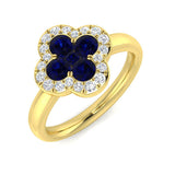 0.95Ct Diamond Ring in 18k Yellow Gold