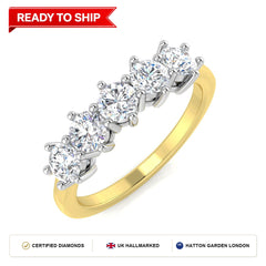 Lab grown diamond earring