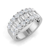Diamond Baguette & Brilliant Ring | 1.5ct - 3ct