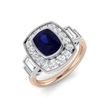 Diamond kevenoakk Blue Sapphire Ring | 2.5ct