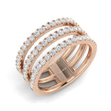 Diamond Tretower Fancy Ring | 0.75ct | Hallmarked Gold & Platinum