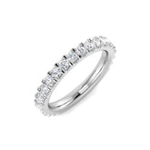 Round Diamond Pave Full Eternity Ring | Lab & Natural | UK Hallmarked