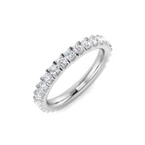 Round Diamond Pave Full Eternity Ring | Lab & Natural | UK Hallmarked