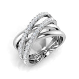 Diamond Farringbon Fancy Ring | 0.5ct | Hallmarked Gold & Platinum
