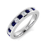 Diamond Romford Blue Sapphire Ring | 0.5ct - 0.75ct
