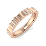 0.05-0.30ct D/VVS Lab-Grown Round Cut Diamond Half Eternity Ring