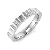 0.05-0.30ct D/VVS Lab-Grown Round Cut Diamond Half Eternity Ring