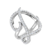 Luxury Diamond D Initial Ring 0.75ct | UK Hallmarked Gold & Platinum