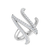 Elegant Diamond N Initial Ring 0.50ct | UK Hallmarked Gold & Platinum