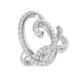 Luxury Diamond Q Initial Ring 0.50ct | UK Hallmarked Gold & Platinum