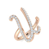 Diamond Cornwass Initials Ring | 0.33ct | Hallmarked Gold & Platinum