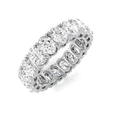 Oval Diamond Full Eternity Ring | Lab & Natural | Prong Set | Luxury