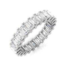 3.30Carat D-E/VS Lab Grown Diamond Full Eternity Wedding Ring 950 Platinum Ready To Ship