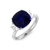 Diamond Beacobkfiesb Blue Sapphire Ring | 2.5ct - 4.5ct