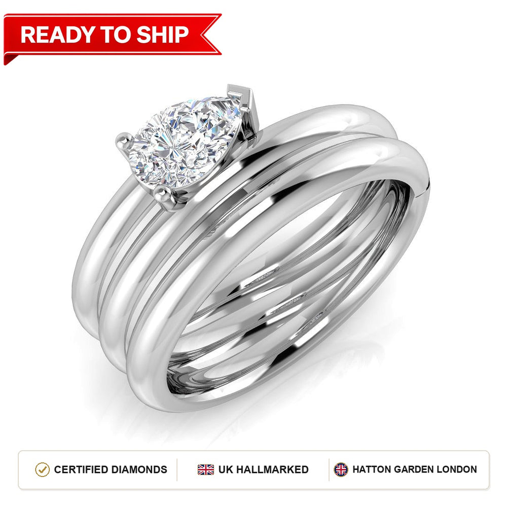 Lab grown diamond earring