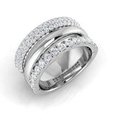 Lab-Grown & Natural Diamond Statement Ring | 1.5ct | Hallmarked Gold & Platinum