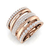 Diamond Barnkbury Pave Ring | 1.75ct | Hallmarked Gold & Platinum