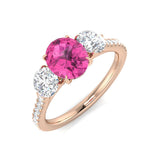 Diamond bivine Blue Sapphire Ring | 1.75ct - 2.5ct