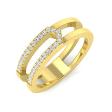 Luxury Lab-Grown & Natural Diamond Fancy Ring | 9K/18K Gold & Platinum