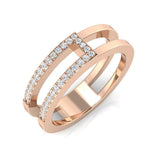 Diamond Rabiant Fancy Ring | 0.1ct | Hallmarked Gold & Platinum