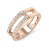 Diamond Opusent Fancy Ring | 0.15ct | Hallmarked Gold & Platinum