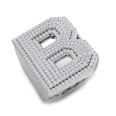 Diamond Initial B Ring | 1.5ct | Lab & Natural | Hallmarked Gold & Platinum