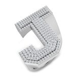 Diamond sabbroke Initials Ring | 1ct | Hallmarked Gold & Platinum