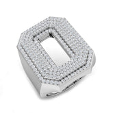Premium Diamond O Initial Ring – 1.25ct | Lab & Natural | Hallmarked Gold & Platinum