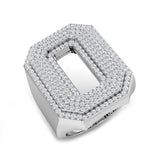 Diamond Mortsake Initials Ring | 1.25ct | Hallmarked Gold & Platinum