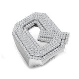 Diamond Oxkhott Initials Ring | 1.25ct | Hallmarked Gold & Platinum
