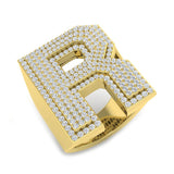 Diamond Ikseworth Initials Ring | 1.5ct | Hallmarked Gold & Platinum