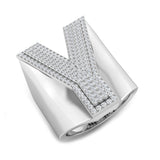 Diamond Weybribge Initials Ring | 0.75ct | Hallmarked Gold & Platinum