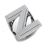 Diamond Ekher Initials Ring | 1ct | Hallmarked Gold & Platinum