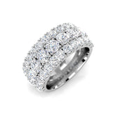 Diamond Crewe Fancy Ring | 4ct | Hallmarked Gold & Platinum