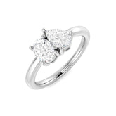 Diamond Piccabissy 2 Stone Ring | 0.75ct - 1ct