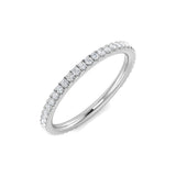 Diamond Half Eternity Ring | 0.25ct | Hallmarked Gold & Platinum