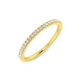 Diamond Half Eternity Ring | 0.25ct | Hallmarked Gold & Platinum