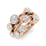 Diamond Bubble Ring | 3.00Ct | Lab-Grown & Natural Diamonds
