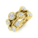 Diamond Bubble Ring | 3.00Ct | Lab-Grown & Natural Diamonds