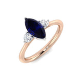 Diamond Chibbingfosb Blue Sapphire Ring | 1.5ct